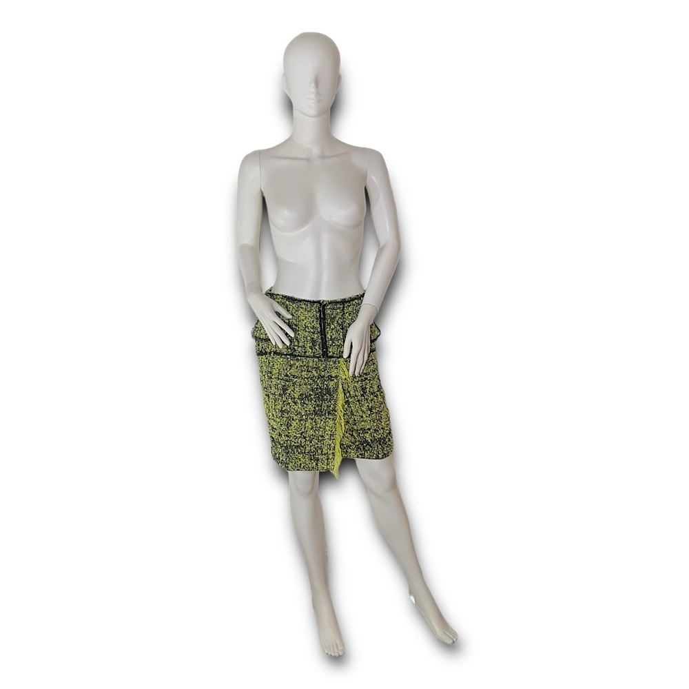 PROENZA SCHOULER NEON TWEED SKIRT